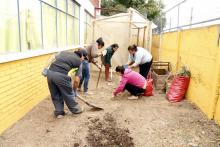 Los apoderados prepararon muy bien el terreno para el proyecto